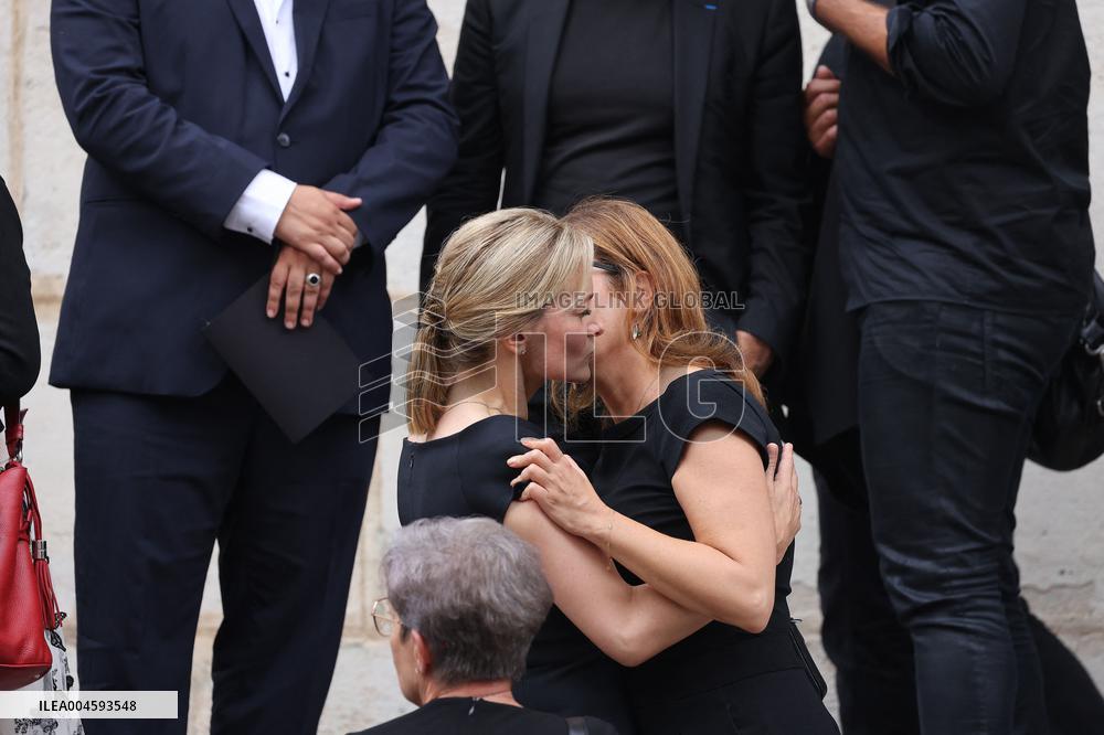 Thierry Ardisson Funeral - Paris