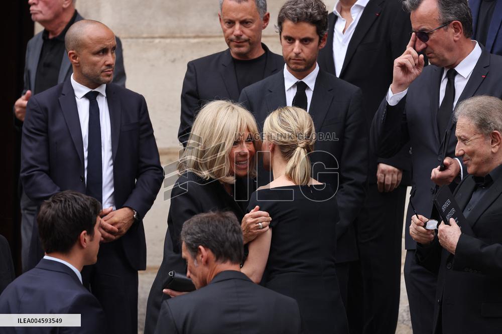 Thierry Ardisson Funeral - Paris