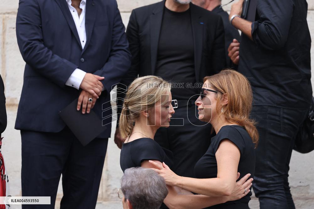Thierry Ardisson Funeral - Paris