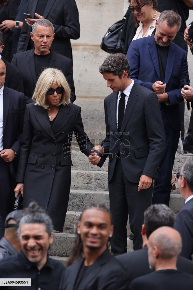 Thierry Ardisson Funeral - Paris