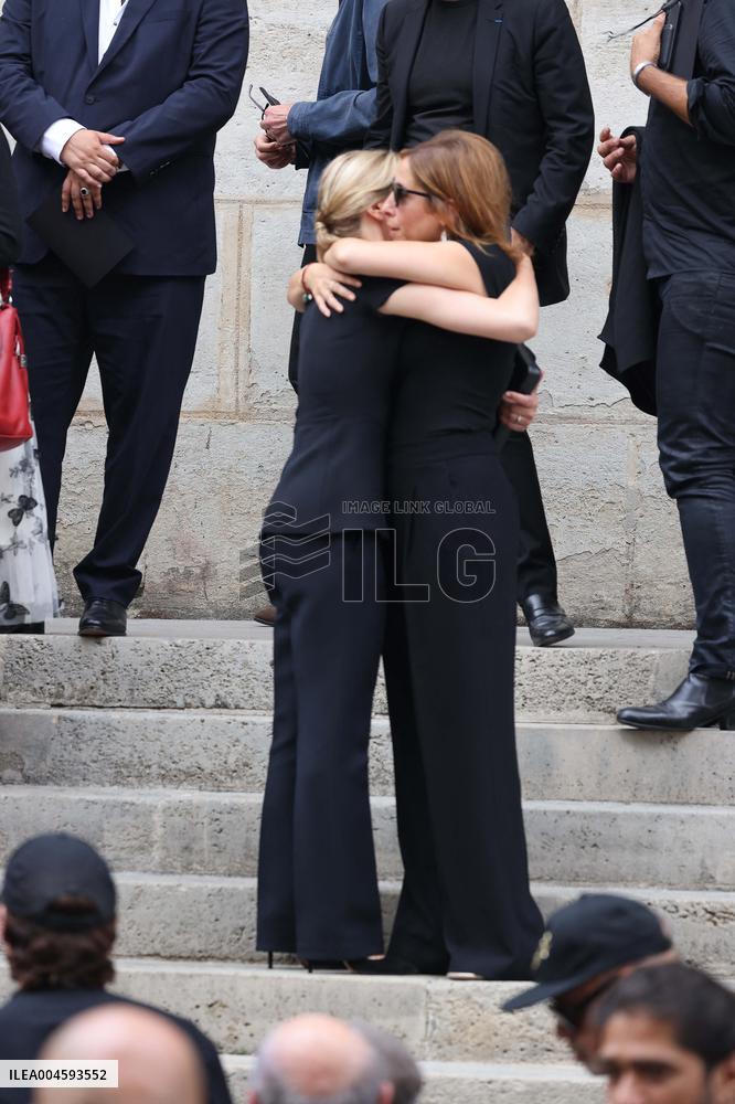 Thierry Ardisson Funeral - Paris