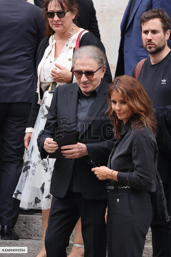 Thierry Ardisson Funeral - Paris