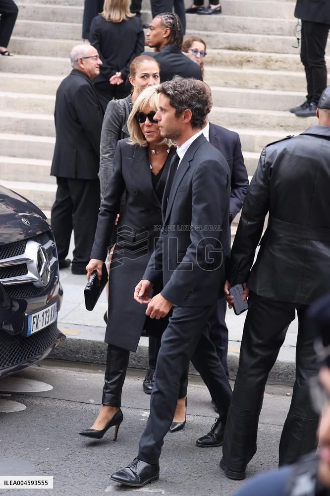 Thierry Ardisson Funeral - Paris