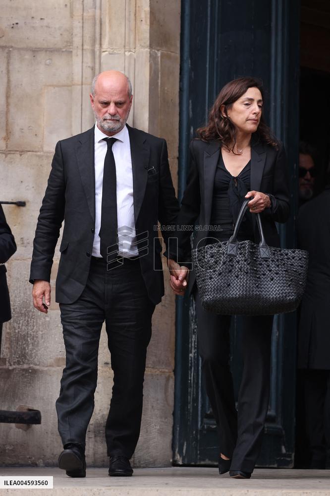 Thierry Ardisson Funeral - Paris