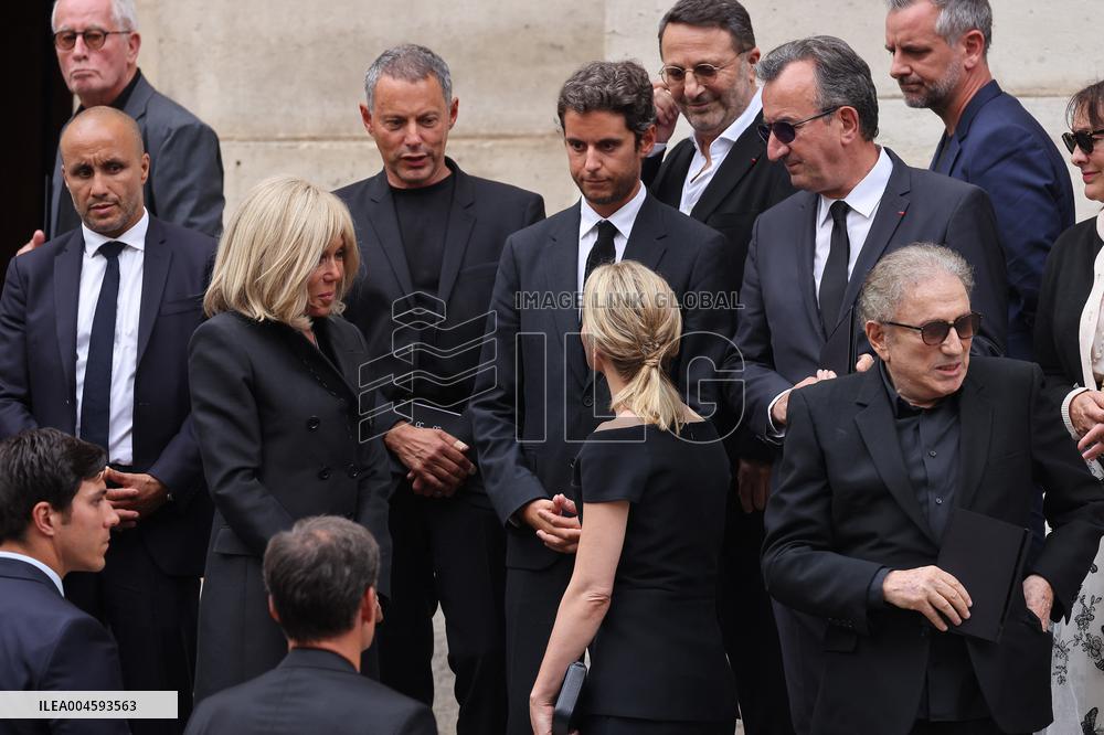 Thierry Ardisson Funeral - Paris