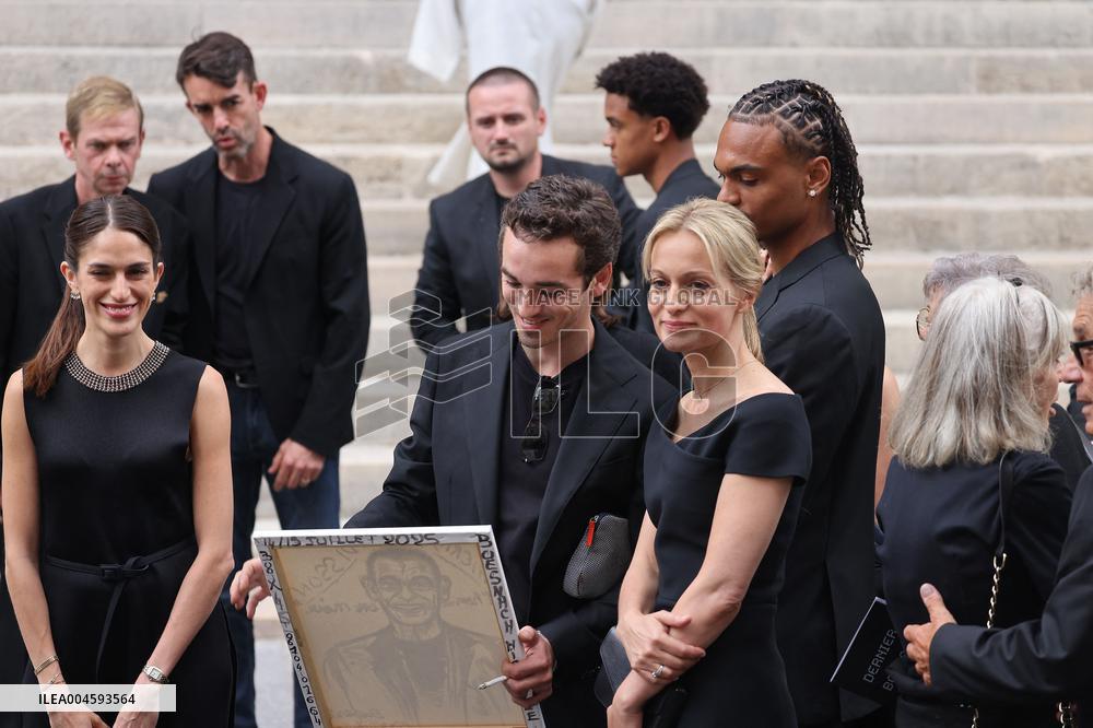 Thierry Ardisson Funeral - Paris
