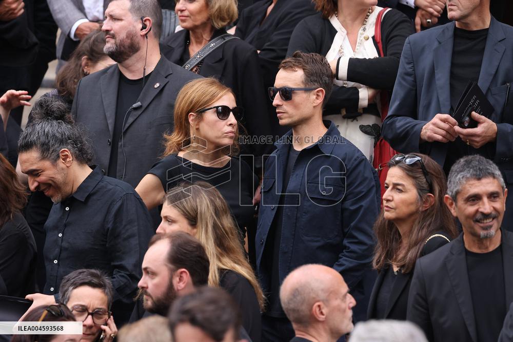 Thierry Ardisson Funeral - Paris
