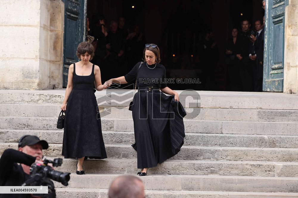 Thierry Ardisson Funeral - Paris