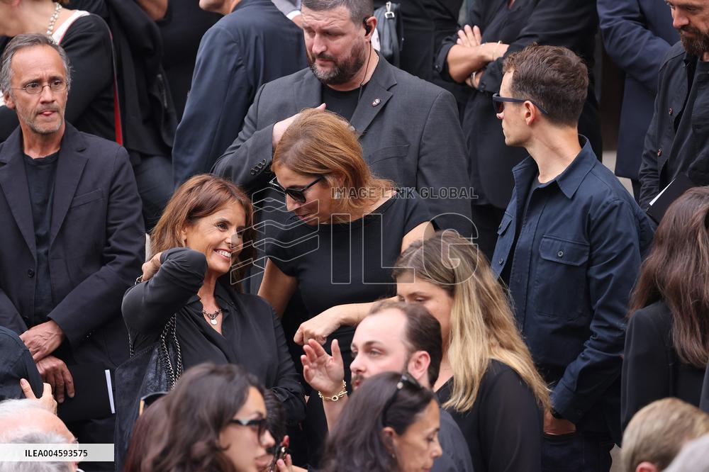 Thierry Ardisson Funeral - Paris