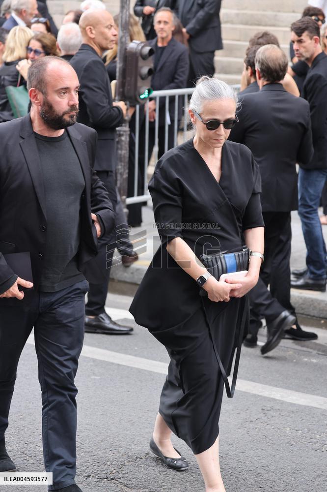 Thierry Ardisson Funeral - Paris