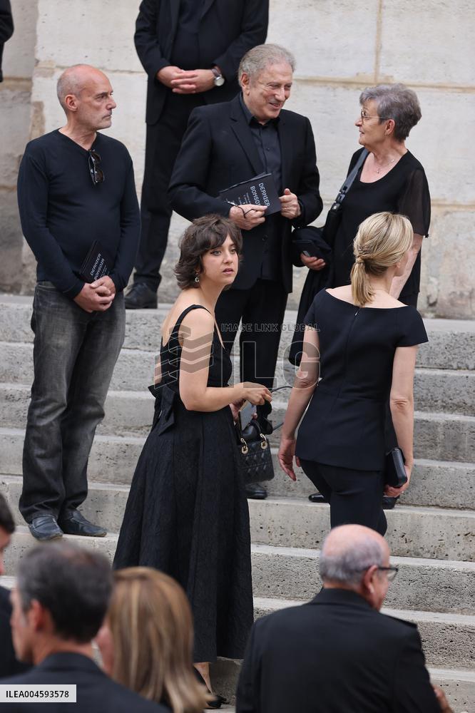 Thierry Ardisson Funeral - Paris