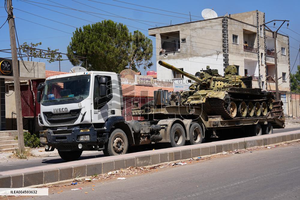 Syrian Government Fighters in the Druze City of Sweida - Syria
