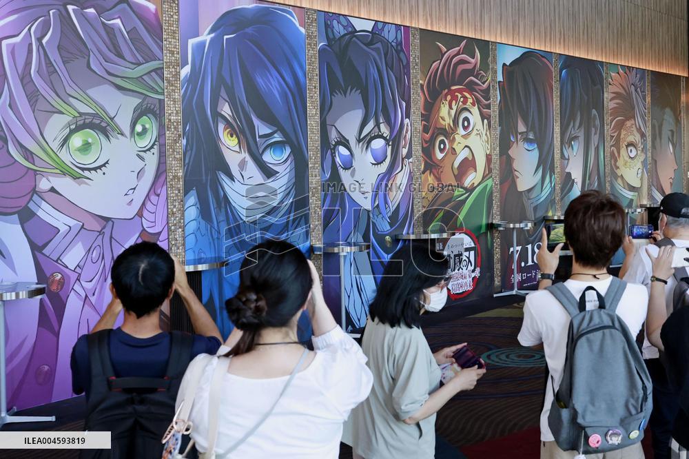 Opening day of latest "Demon Slayer" movie