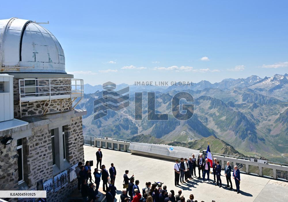 Macron At UNESCO Bid Presentation - Bagneres-de-Bigorre