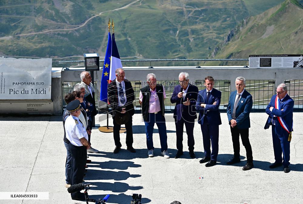 Macron At UNESCO Bid Presentation - Bagneres-de-Bigorre