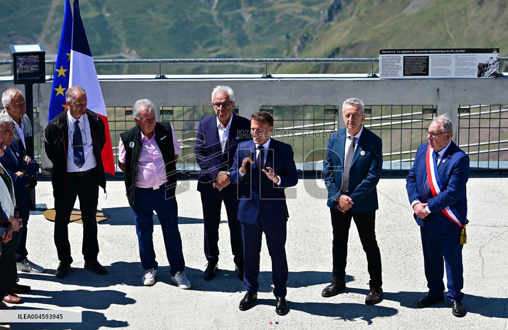 Macron At UNESCO Bid Presentation - Bagneres-de-Bigorre