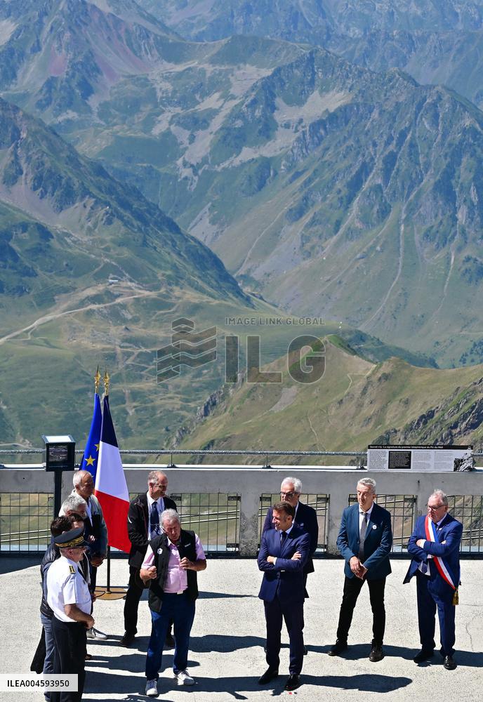 Macron At UNESCO Bid Presentation - Bagneres-de-Bigorre