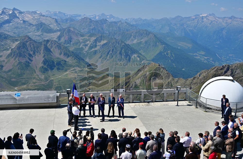 Macron At UNESCO Bid Presentation - Bagneres-de-Bigorre