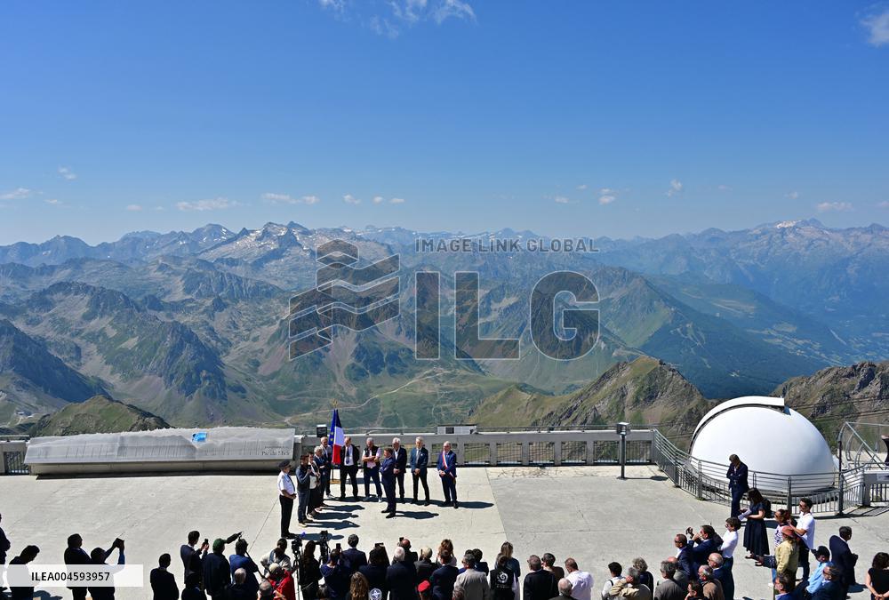 Macron At UNESCO Bid Presentation - Bagneres-de-Bigorre