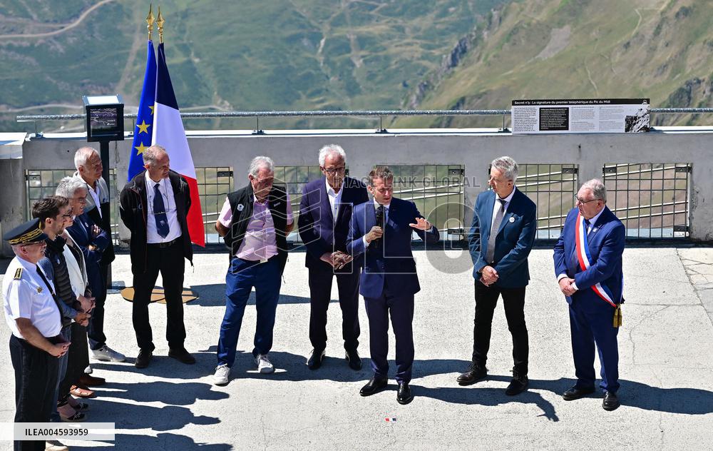 Macron At UNESCO Bid Presentation - Bagneres-de-Bigorre