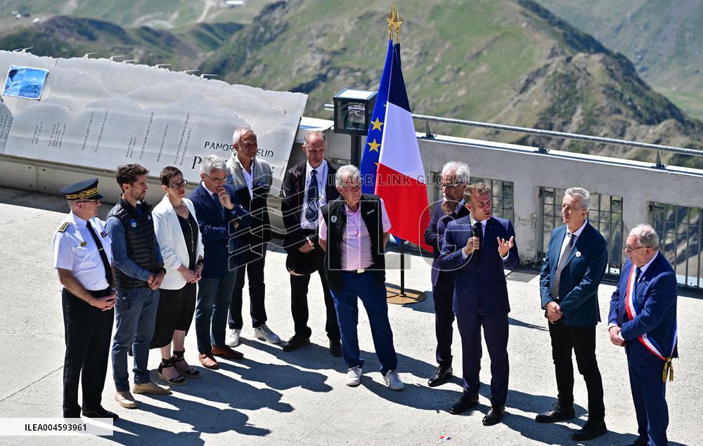Macron At UNESCO Bid Presentation - Bagneres-de-Bigorre