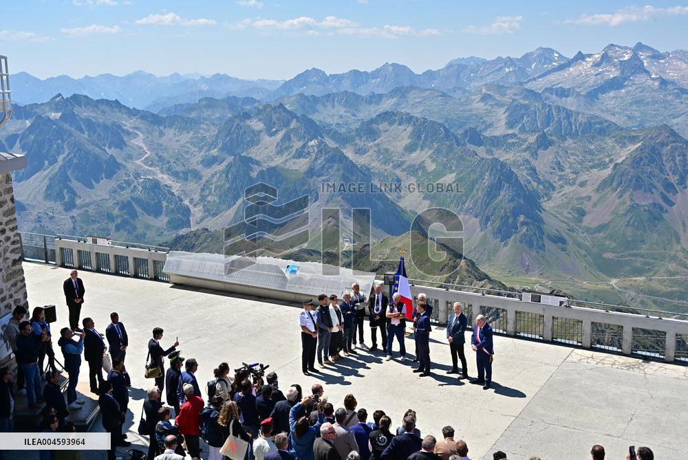 Macron At UNESCO Bid Presentation - Bagneres-de-Bigorre
