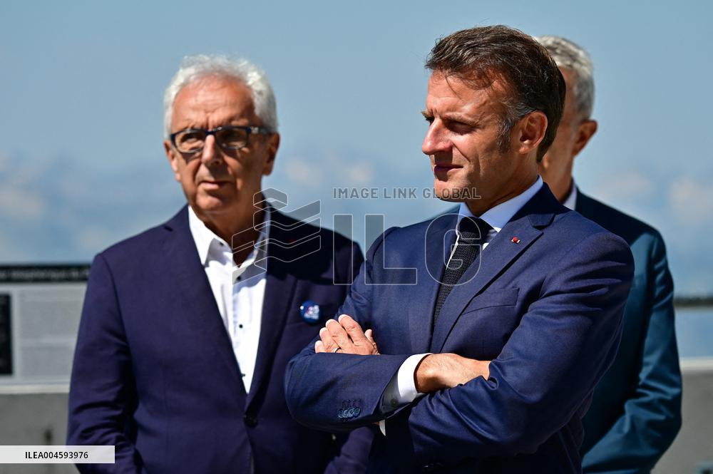 Macron At UNESCO Bid Presentation - Bagneres-de-Bigorre