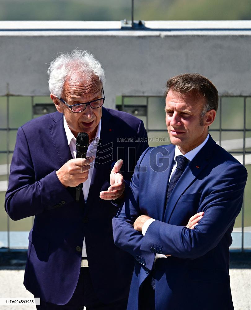 Macron At UNESCO Bid Presentation - Bagneres-de-Bigorre