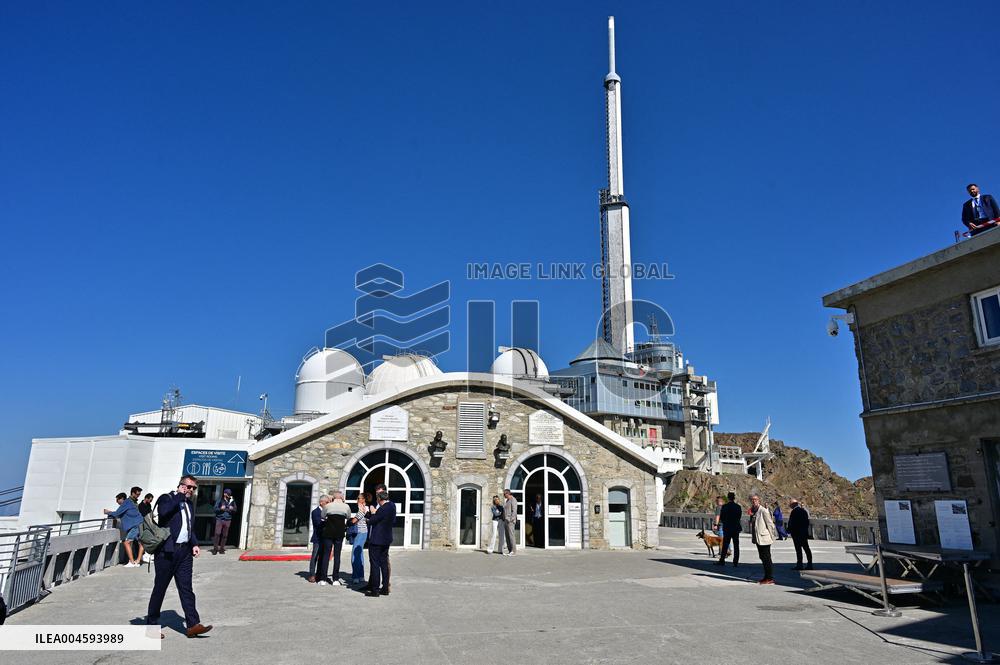 Macron At UNESCO Bid Presentation - Bagneres-de-Bigorre
