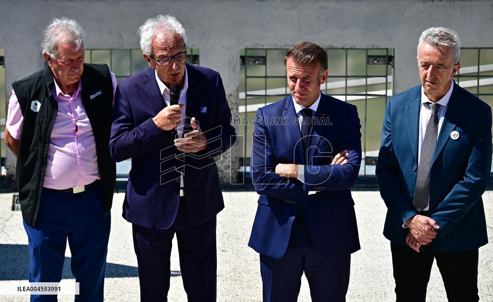 Macron At UNESCO Bid Presentation - Bagneres-de-Bigorre