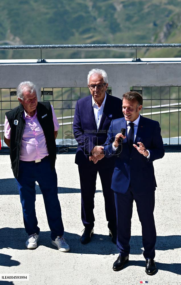 Macron At UNESCO Bid Presentation - Bagneres-de-Bigorre