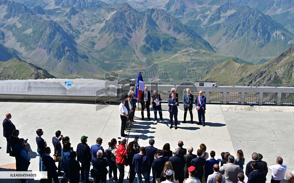 Macron At UNESCO Bid Presentation - Bagneres-de-Bigorre