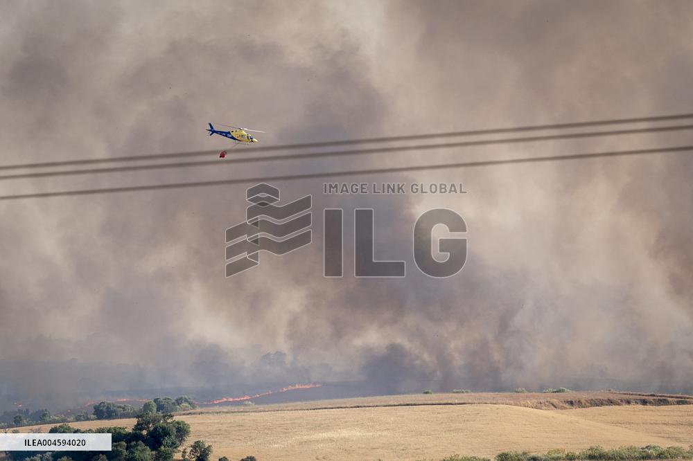 Forest Fire in Méntrida Upgraded to Level 2 - Spain