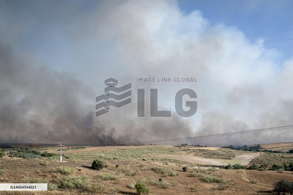 Forest Fire in Méntrida Upgraded to Level 2 - Spain