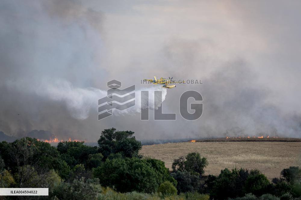Forest Fire in Méntrida Upgraded to Level 2 - Spain