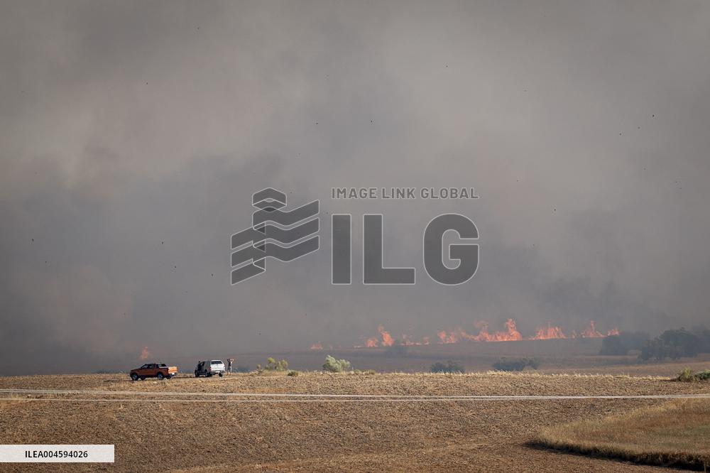 Forest Fire in Méntrida Upgraded to Level 2 - Spain