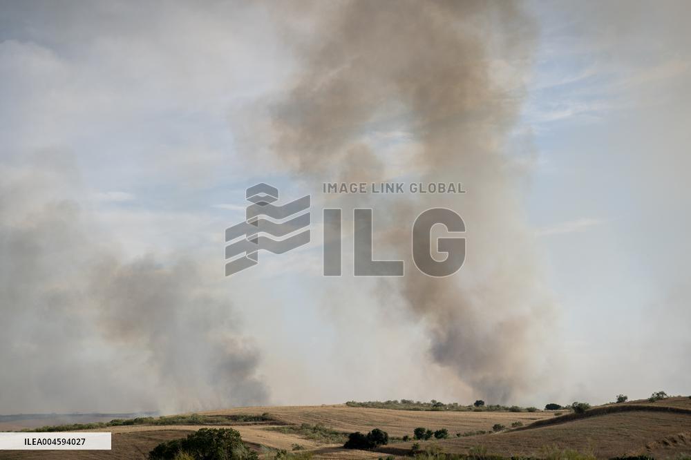 Forest Fire in Méntrida Upgraded to Level 2 - Spain