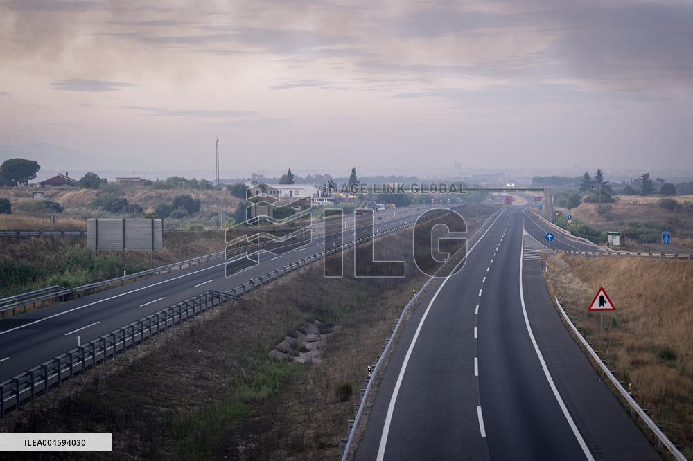 Forest Fire in Méntrida Upgraded to Level 2 - Spain