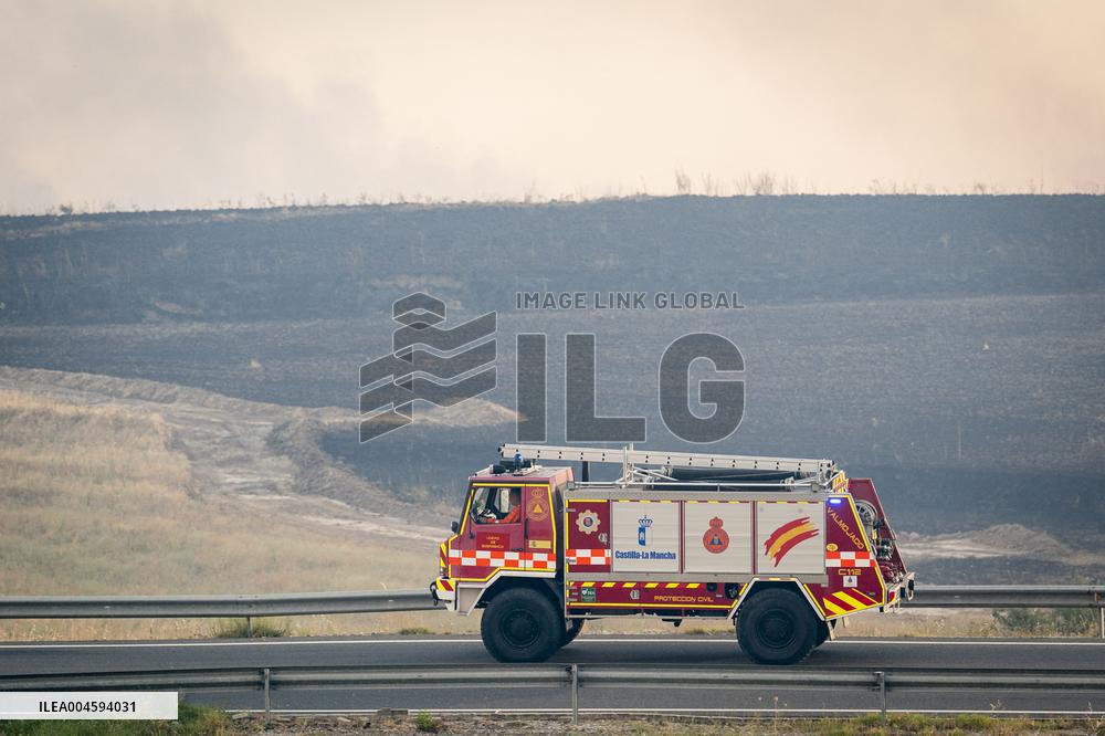 Forest Fire in Méntrida Upgraded to Level 2 - Spain