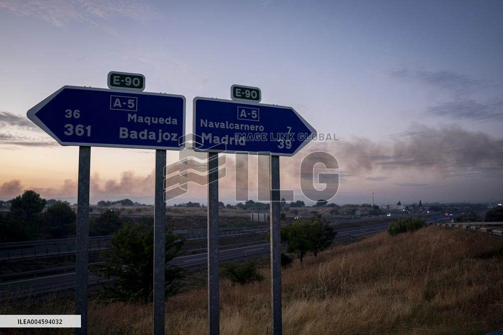 Forest Fire in Méntrida Upgraded to Level 2 - Spain