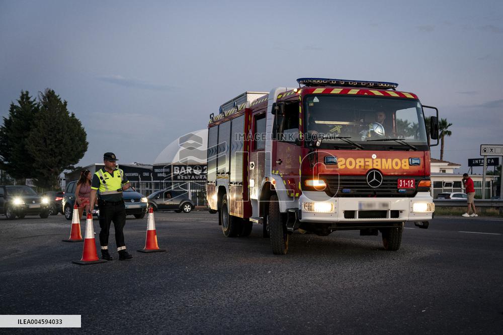 Forest Fire in Méntrida Upgraded to Level 2 - Spain