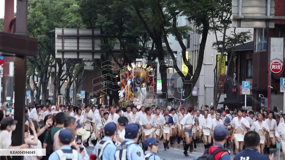 Hakata Gion festival in Fukuoka