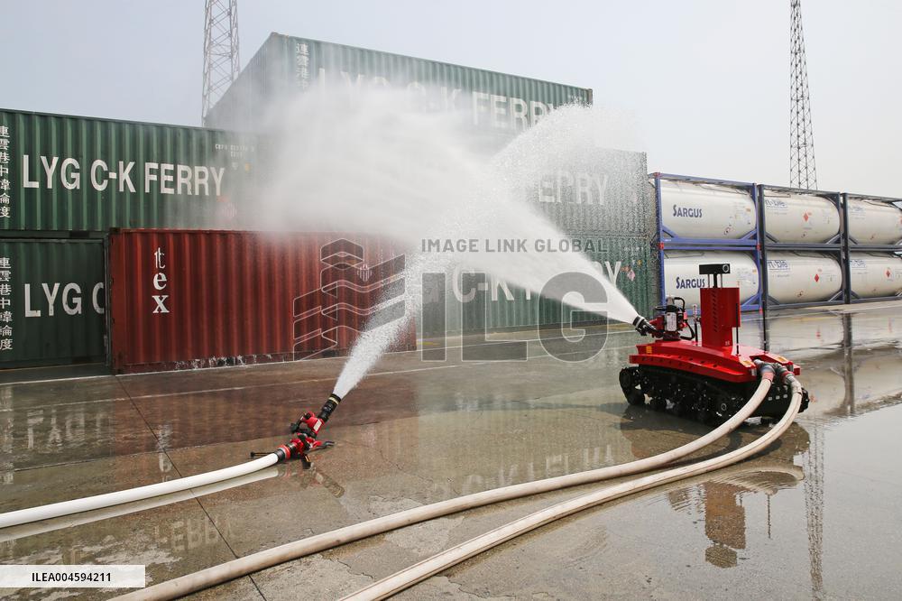 Hazardous Chemicals Storage Yard Fire-fighting and Rescue Drill