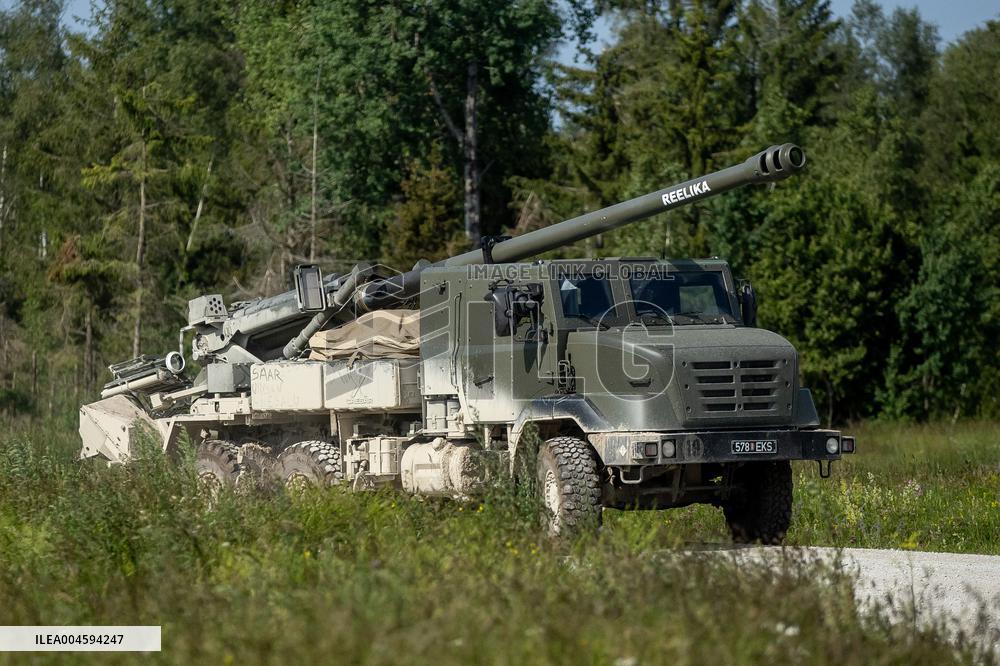 French CAESAR self-propelled guns