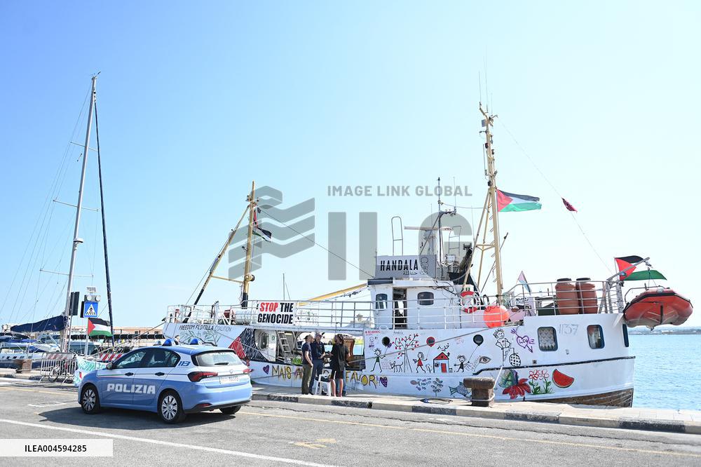 New Freedom Flotilla ship Handala sets sail to Gaza - Italy