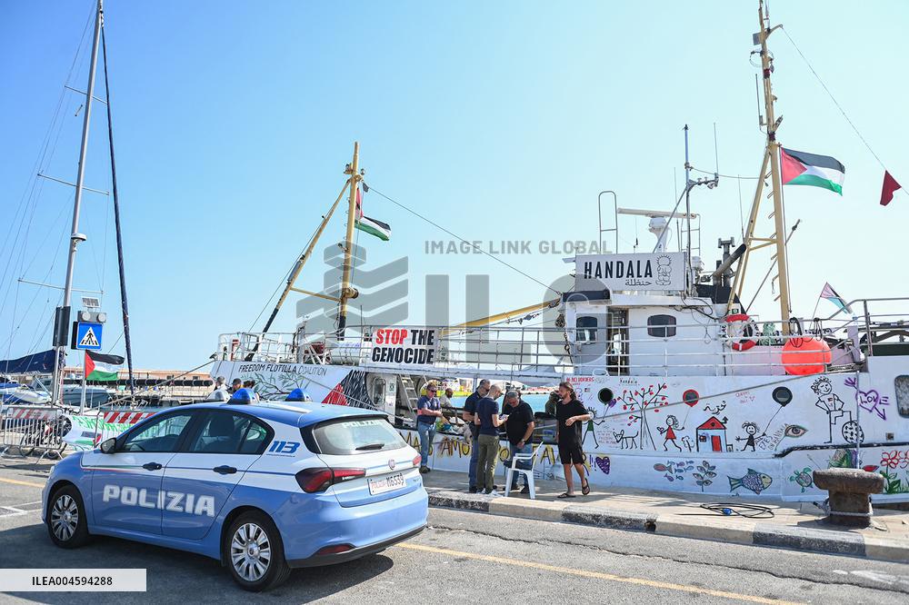 New Freedom Flotilla ship Handala sets sail to Gaza - Italy