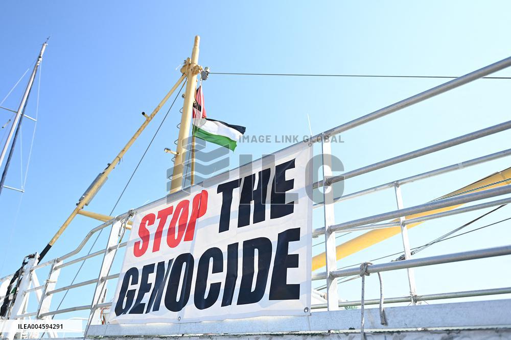 New Freedom Flotilla ship Handala sets sail to Gaza - Italy