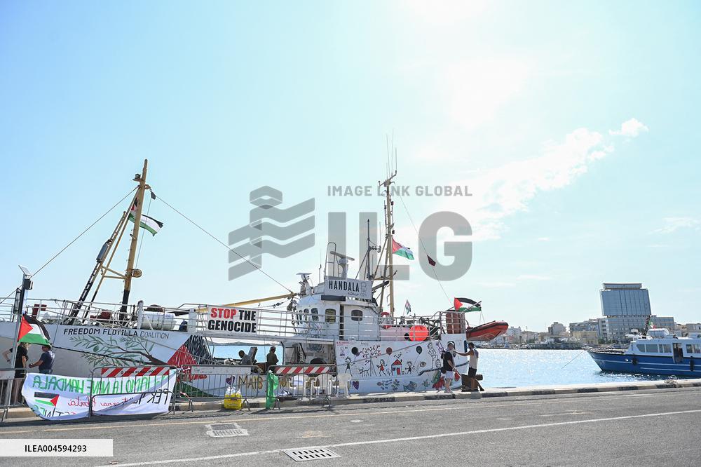New Freedom Flotilla ship Handala sets sail to Gaza - Italy