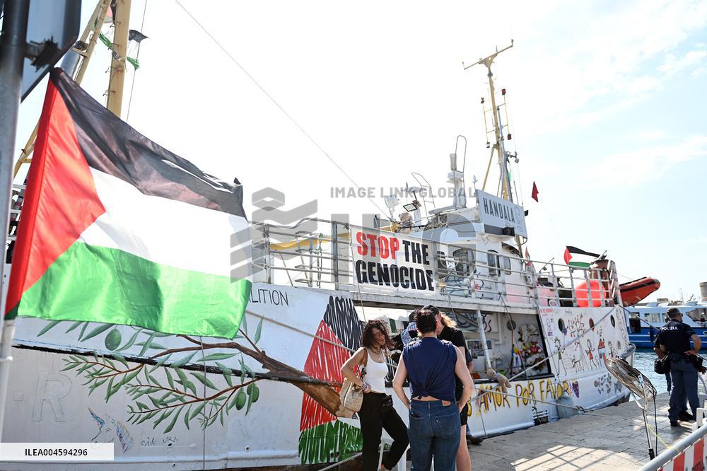 New Freedom Flotilla ship Handala sets sail to Gaza - Italy