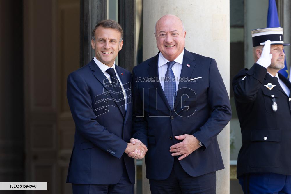 Emmanuel Macron meets with Austrian Chancellor - Paris